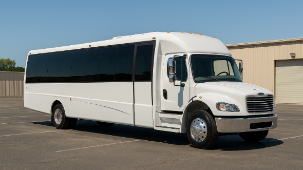 Exterior of Charter Bus Company Eau Claire's 15 Passenger Minibus in Eau Claire