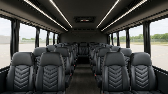eau claire 30 passenger minibus interior