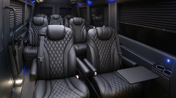 eau claire sprinter van with driver interior