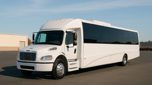Exterior of Charter Bus Company Eau Claire's Party Bus in Eau Claire